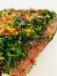 Preview: Graved Salmon "Spring" with dill, pink berries, saffron flowers, cornflower blossoms, orange peel 300g