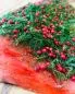 Preview: Stained (graved) salmon trout with fresh dill and pink berries