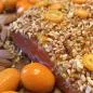 Preview: Graved salmon with roasted almonds and kumquats