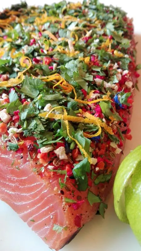 Marinated Salmon (Graved) Aphrodite Style