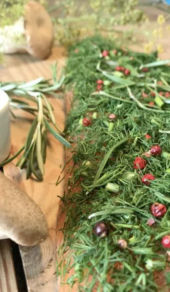 Graved salmon (marinated) "Alps Forest" with fresh dill and rosemary 1.1 kg