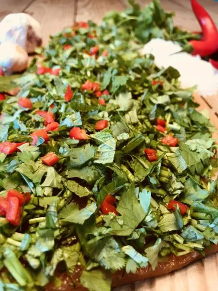 Graved Lachs (gebeizter Lachs) AFRICA mit Koriander, Minze und roter Chilli 1.1 kg