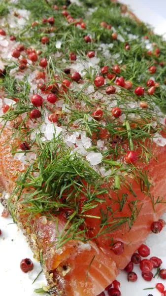 Autumn package 7 - 6 pieces Graved salmon a 300g