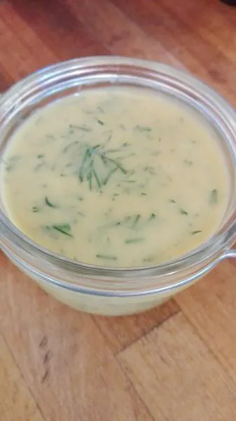 Norwegian graved mustard dill sauce