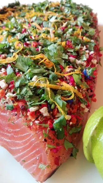 Marinated Salmon (Graved) Aphrodite Style